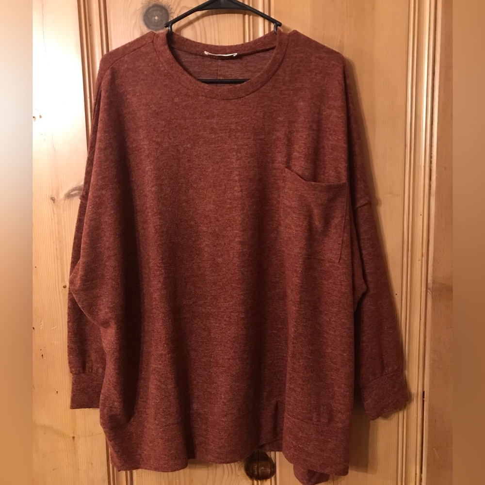 Zenana XL Maroon Boutique Top.
